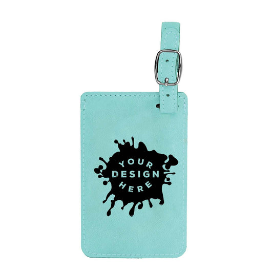 Custom-Engraved Laserable Leatherette Luggage Tag - Mato & Hash