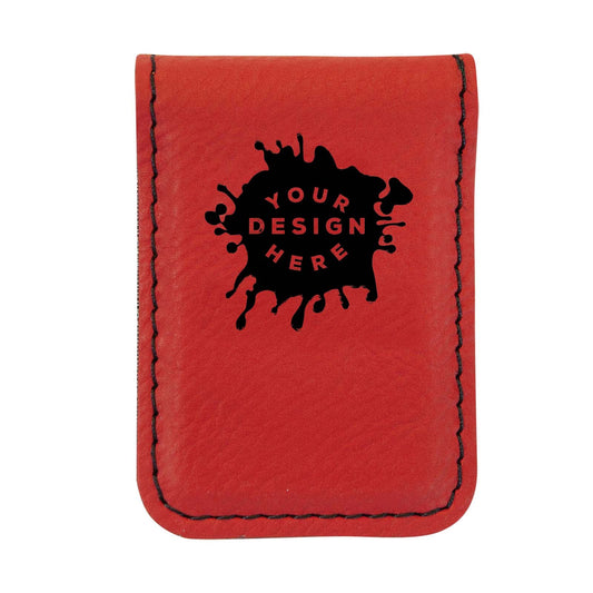 Custom-Engraved Laserable Leatherette Money Clip - Mato & Hash