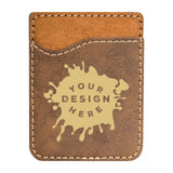 Custom-Engraved Laserable Leatherette Phone Wallet
