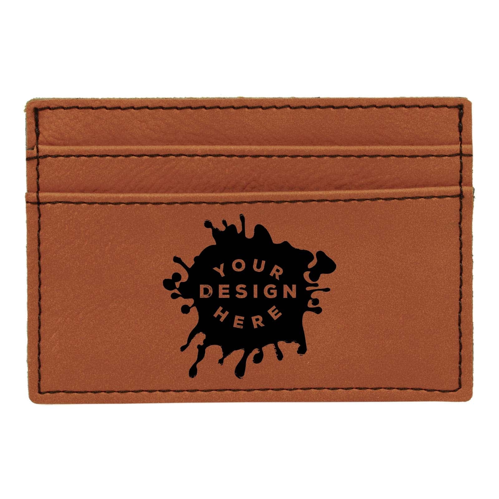 Custom-Engraved Laserable Leatherette Wallet Clip - Mato & Hash