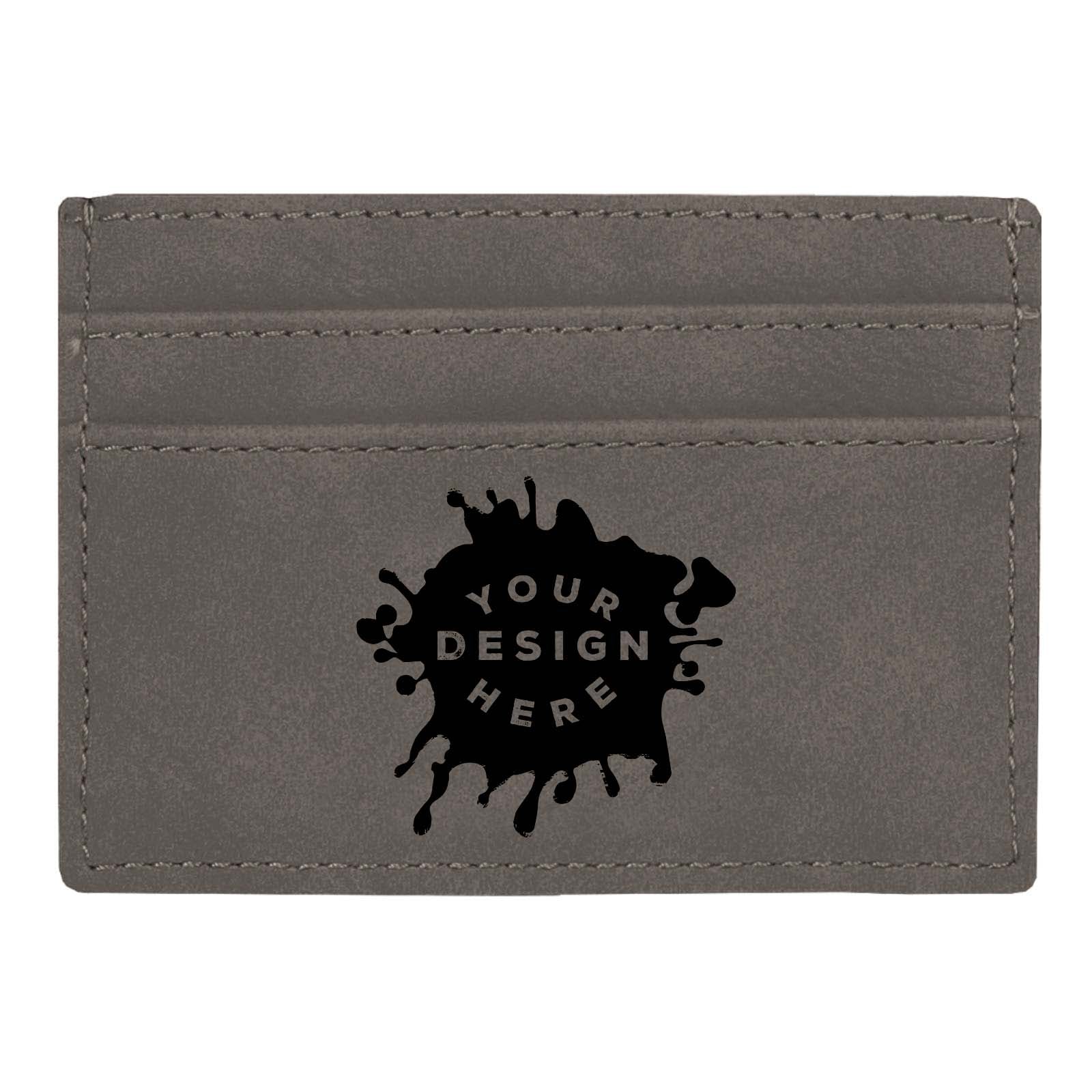 Custom-Engraved Laserable Leatherette Wallet Clip - Mato & Hash