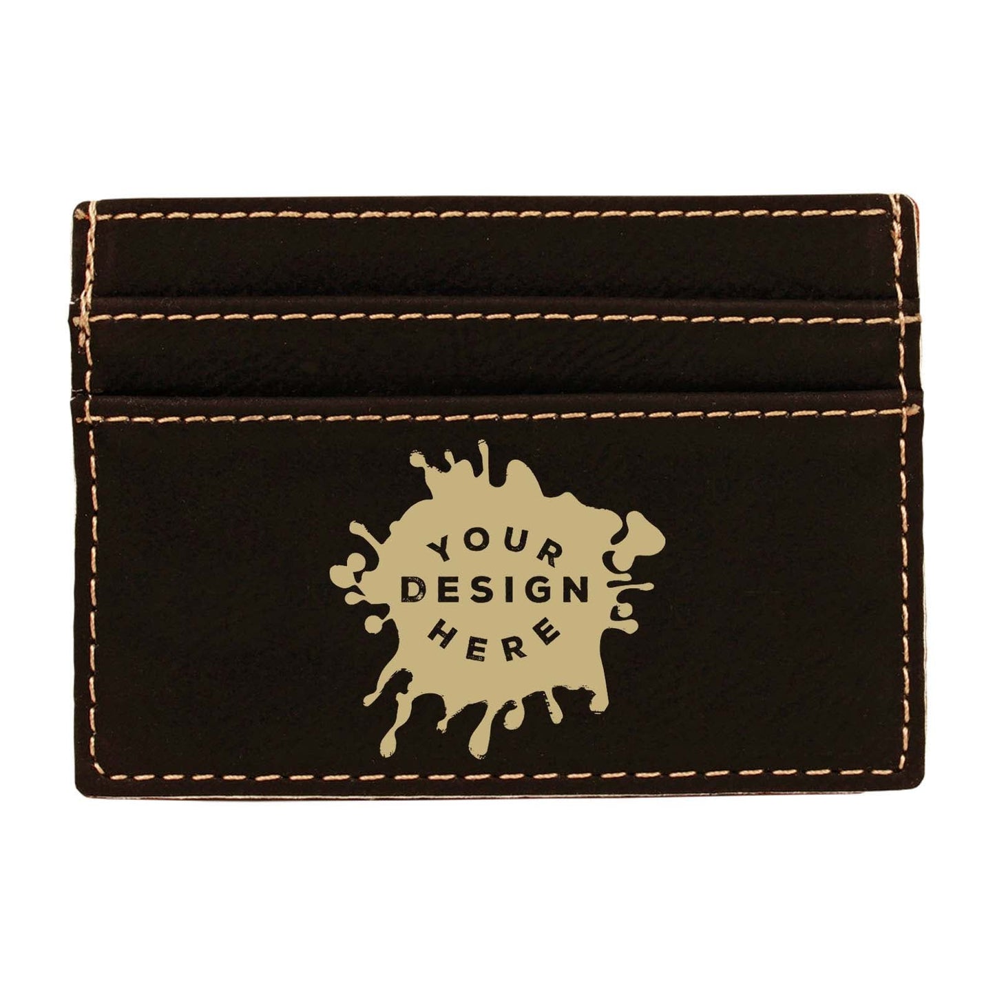 Custom-Engraved Laserable Leatherette Wallet Clip - Mato & Hash