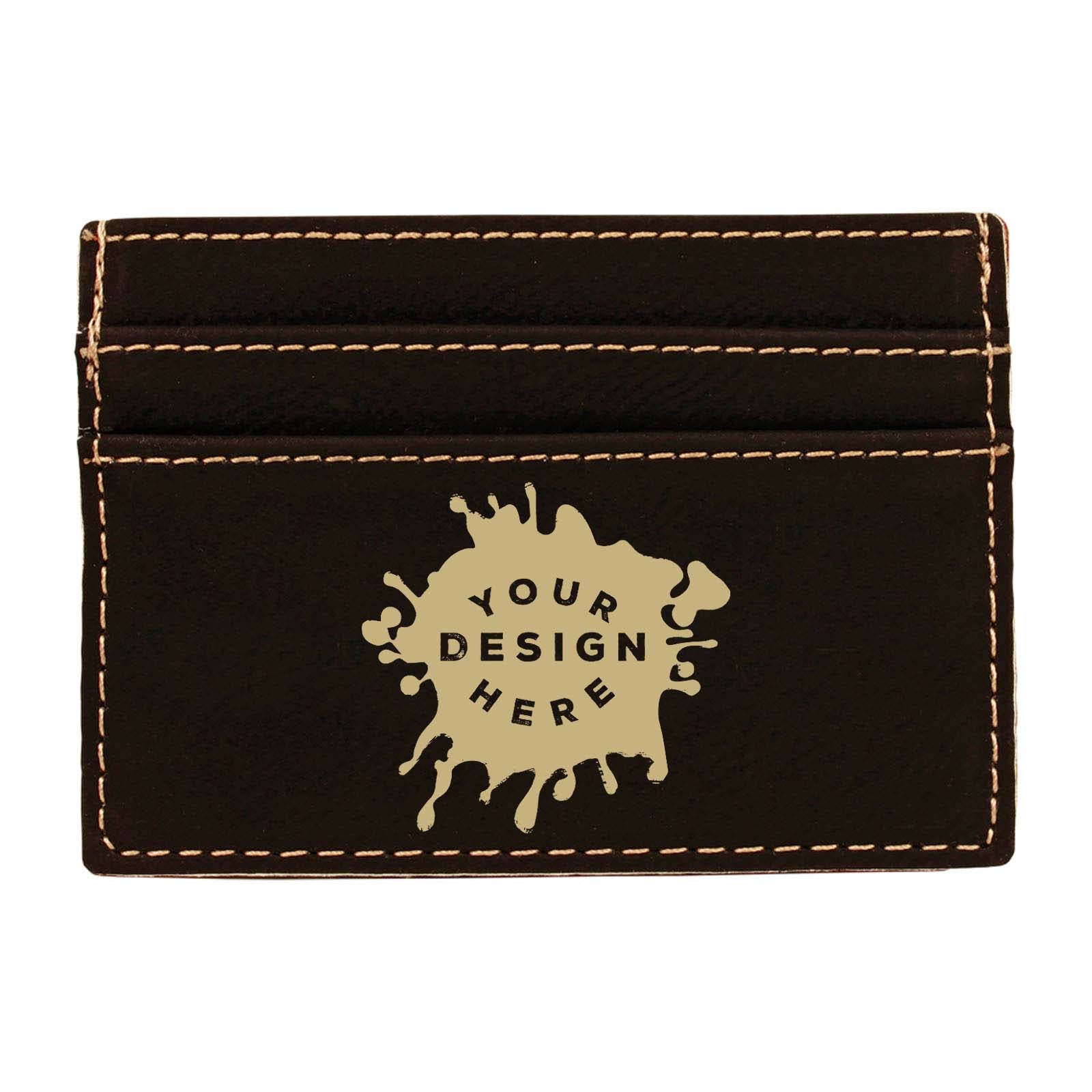 Custom-Engraved Laserable Leatherette Wallet Clip - Mato & Hash