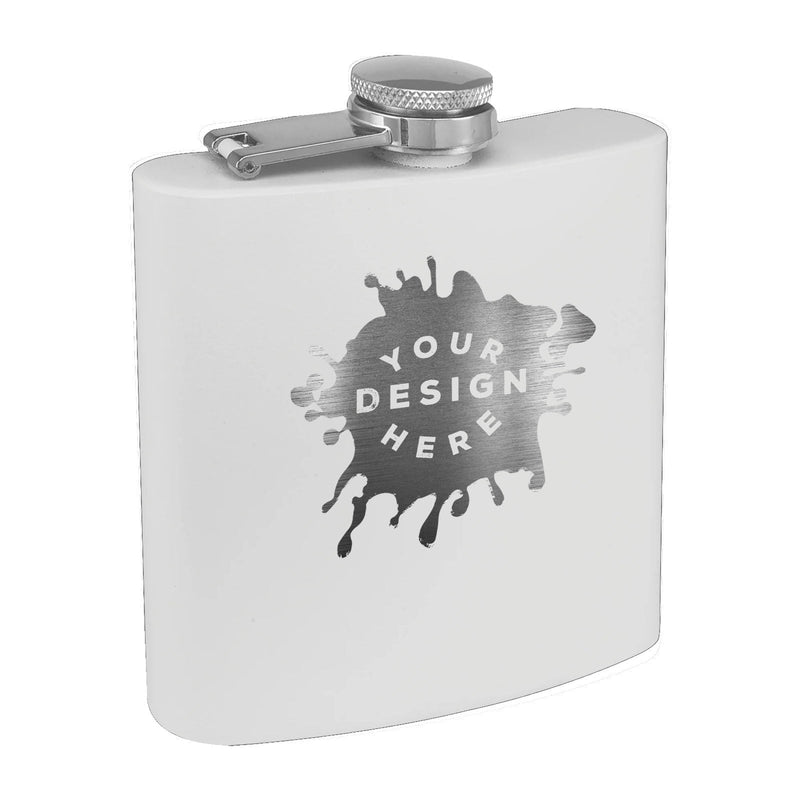 Custom Engraved Matte Flasks - 13 Colors Available - Mato & Hash