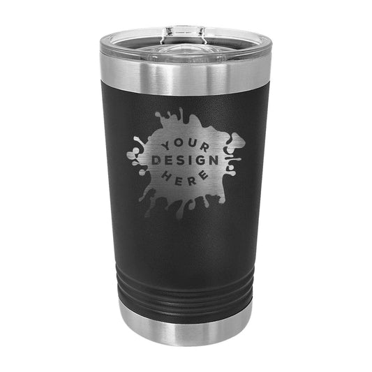 Custom-Engraved Matte Pint Tumbler 16 oz. - Mato & Hash