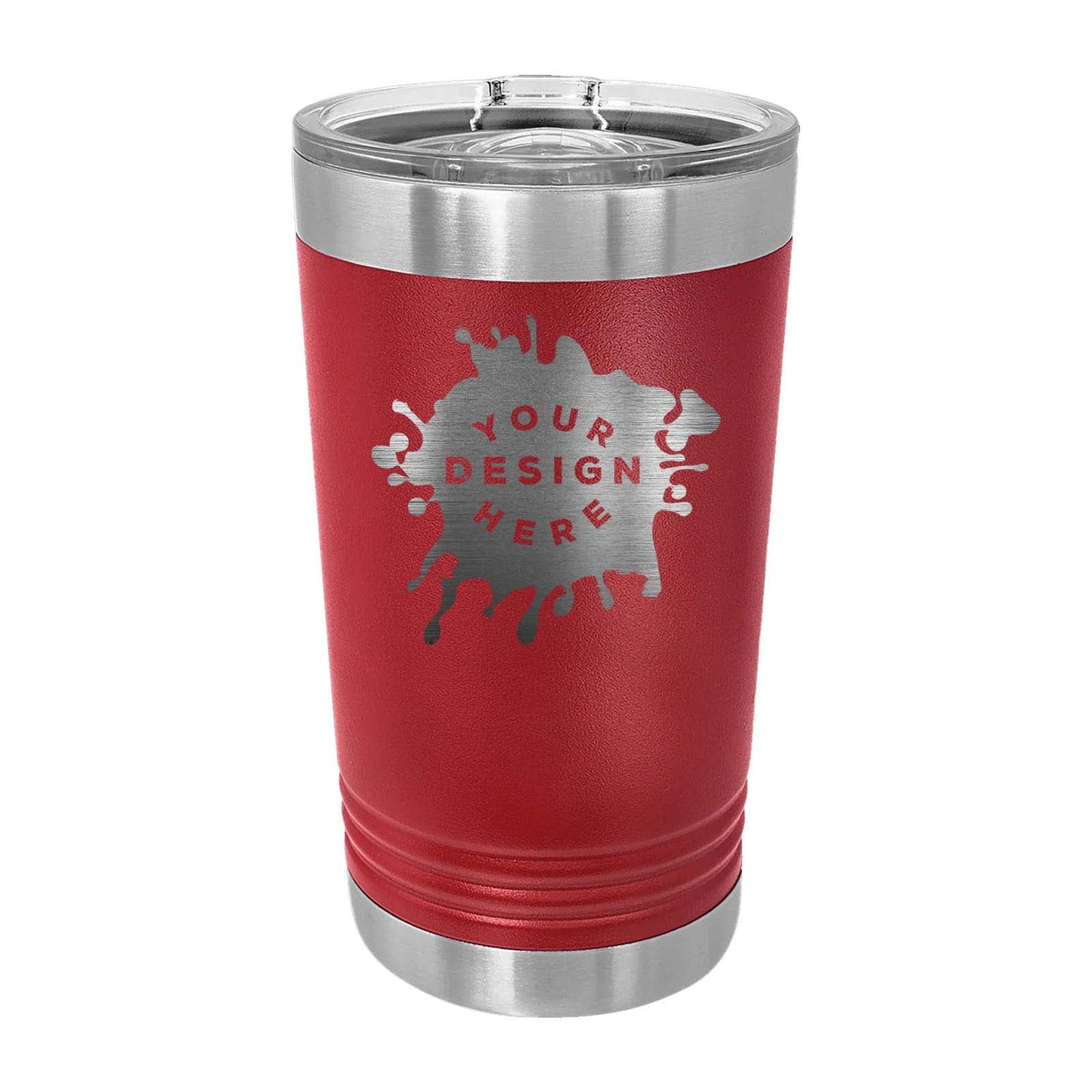 Custom-Engraved Matte Pint Tumbler 16 oz. - Mato & Hash