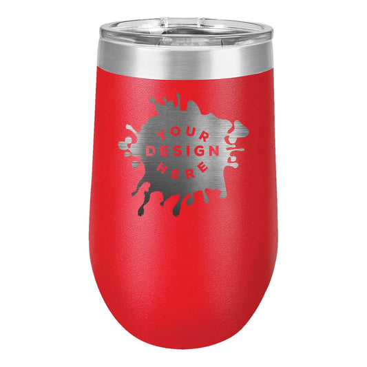 Custom Engraved Matte Wine Tumbler 16 oz. - Mato & Hash