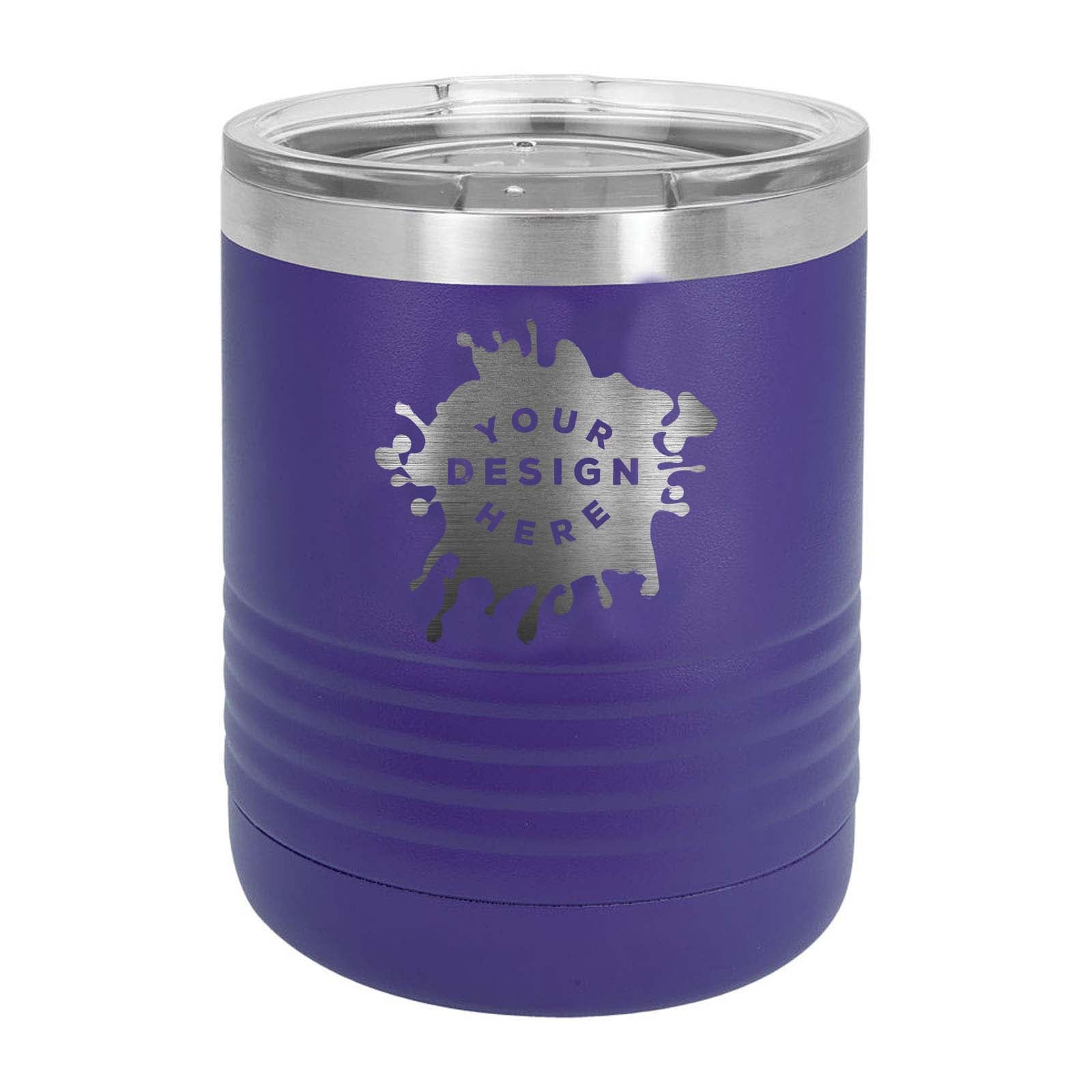 Majestic Purple 20oz travel mug - Superior Coffee logo engraved