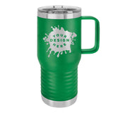 Custom-Engraved Polar Camel Vacuum Insulated Travel Mug with Slider Lid 20 Oz. - Mato & Hash