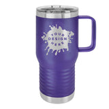 Custom-Engraved Polar Camel Vacuum Insulated Travel Mug with Slider Lid 20 Oz. - Mato & Hash