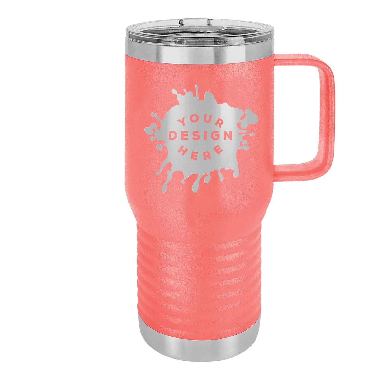 Travel Coffee Mug Best Dad Ever Engraved 20 Oz. Stainless 
