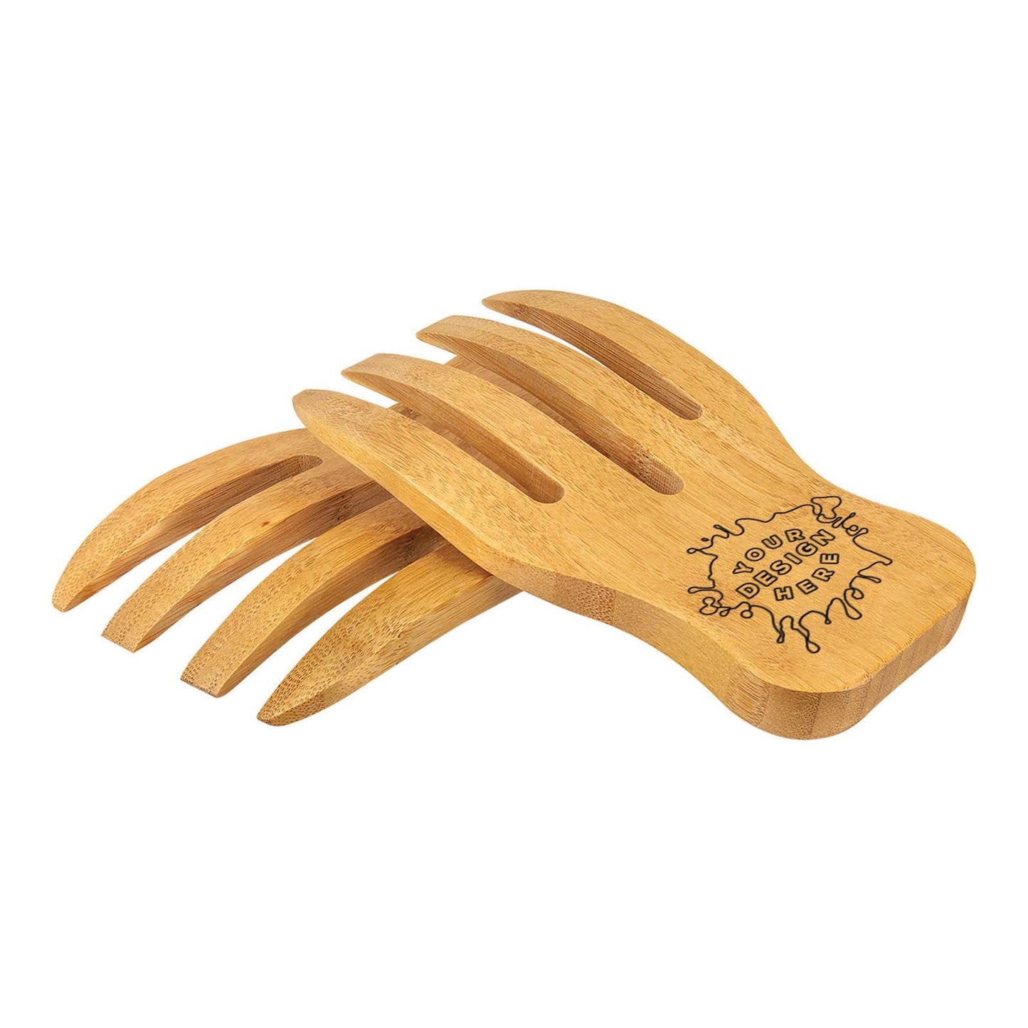 Custom-Engraved Salad Hands Set - Mato & Hash