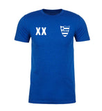 Custom FC Name & Number Shield Unisex Soccer T Shirts - Mato & Hash