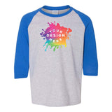 Custom Gildan Youth Heavy Cotton™ 3/4-Raglan Sleeve T-Shirt - Mato & Hash
