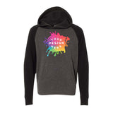 Custom Independent Trading CO. Youth Special Blend Raglan Hooded Sweatshirt - Mato & Hash