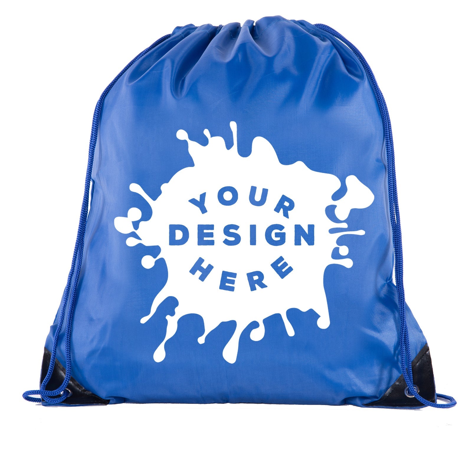 Custom Jumbo Polyester Drawstring Bag - Bulk - For Businesses - Mato & Hash