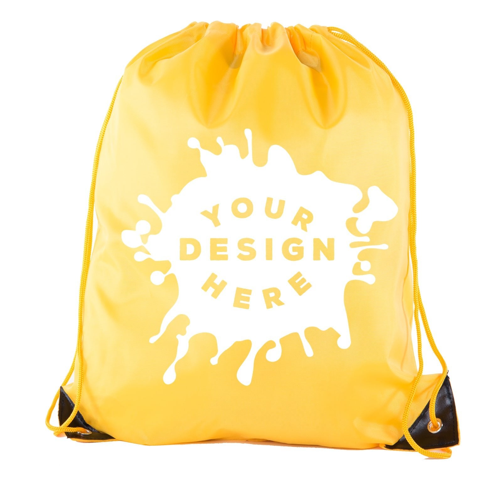 Custom Jumbo Polyester Drawstring Bag - Bulk - For Businesses - Mato & Hash