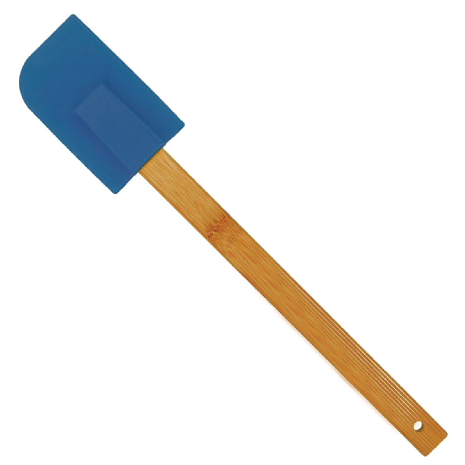 Custom Laser Engraved 11 3/4" Silicone Spatula with Bamboo Handle - Mato & Hash