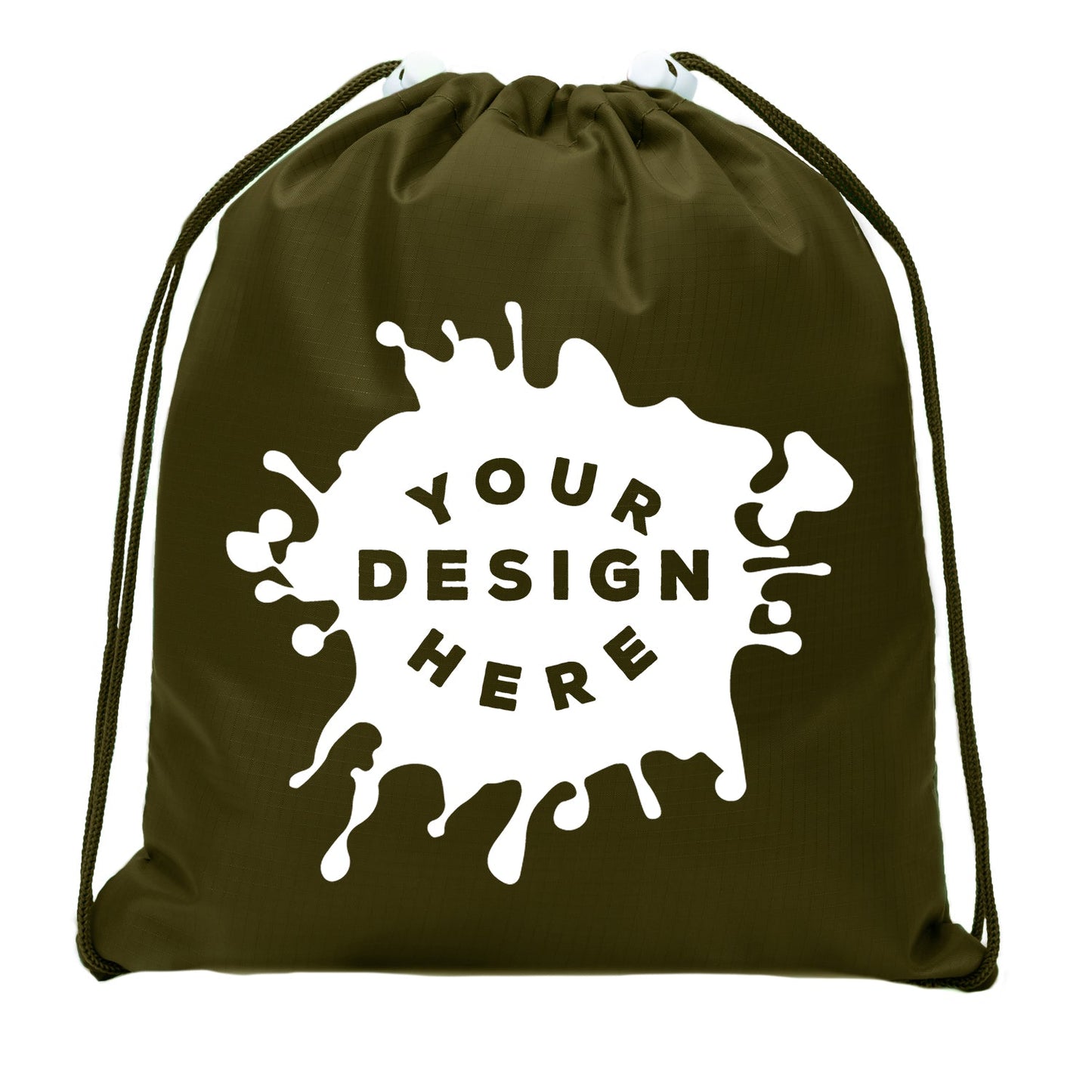 Custom Mini Polyester Drawstring Bag - Mato & Hash