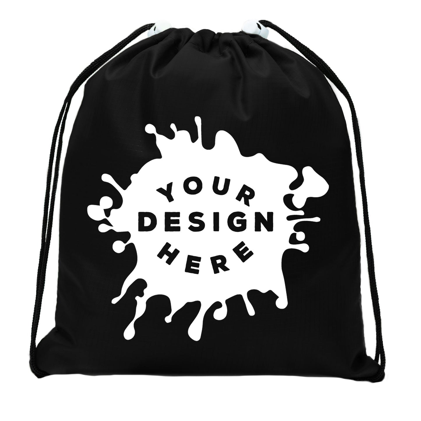 Custom Mini Polyester Drawstring Bag - Mato & Hash