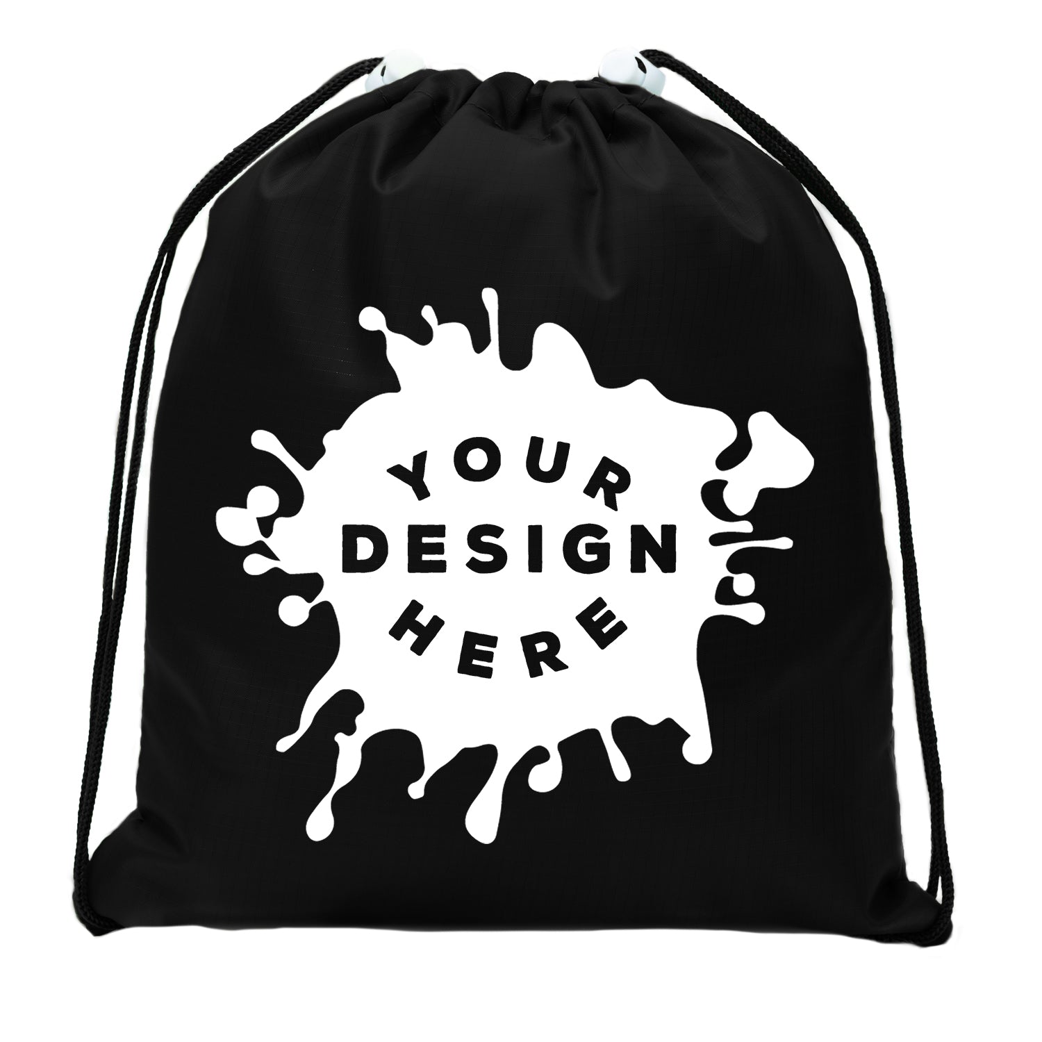 Custom Mini Polyester Drawstring Bag - Mato & Hash