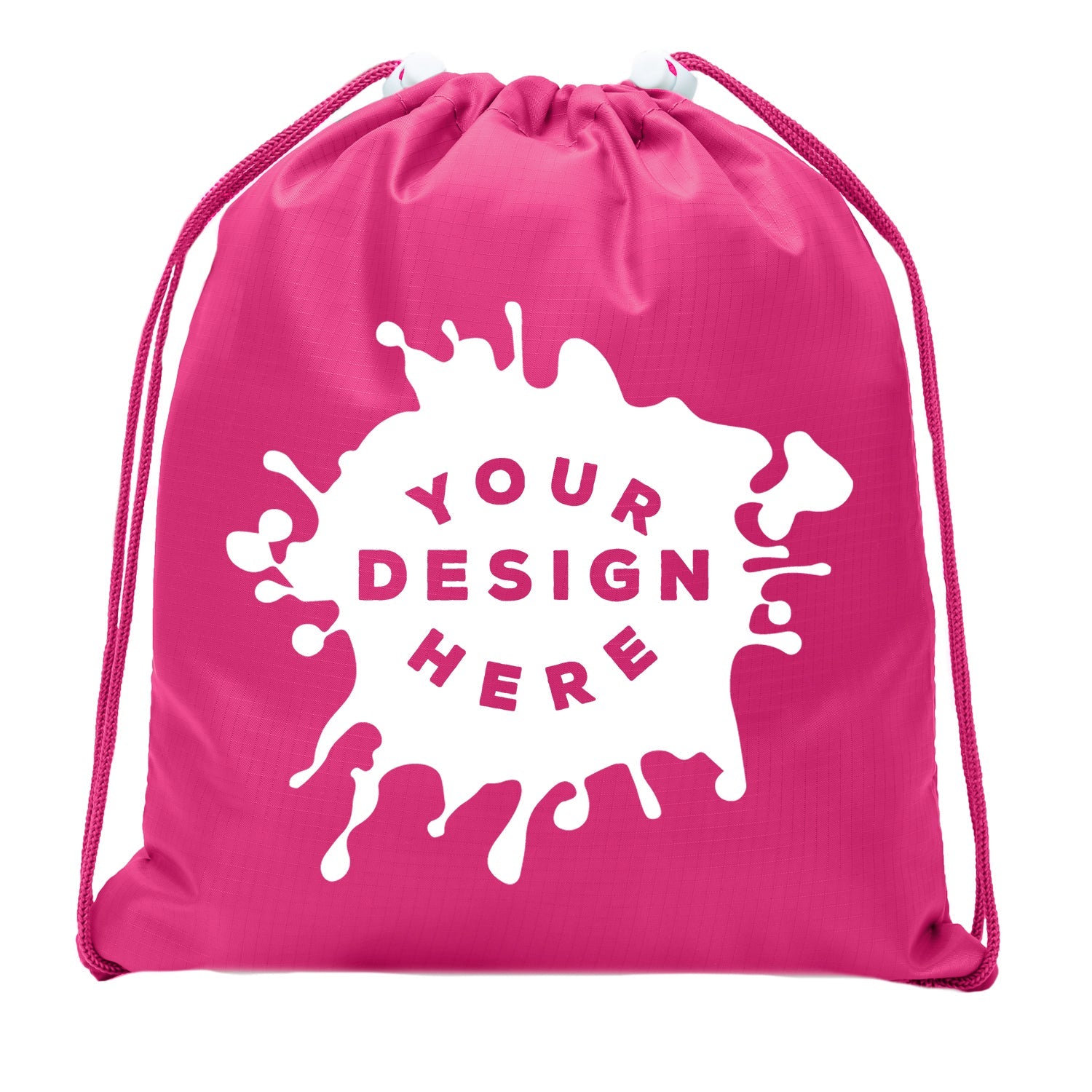Custom Mini Polyester Drawstring Bag - Mato & Hash