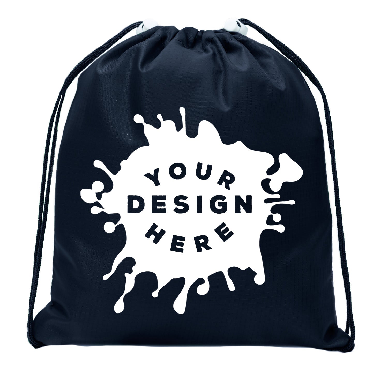 Custom Mini Polyester Drawstring Bag - Mato & Hash