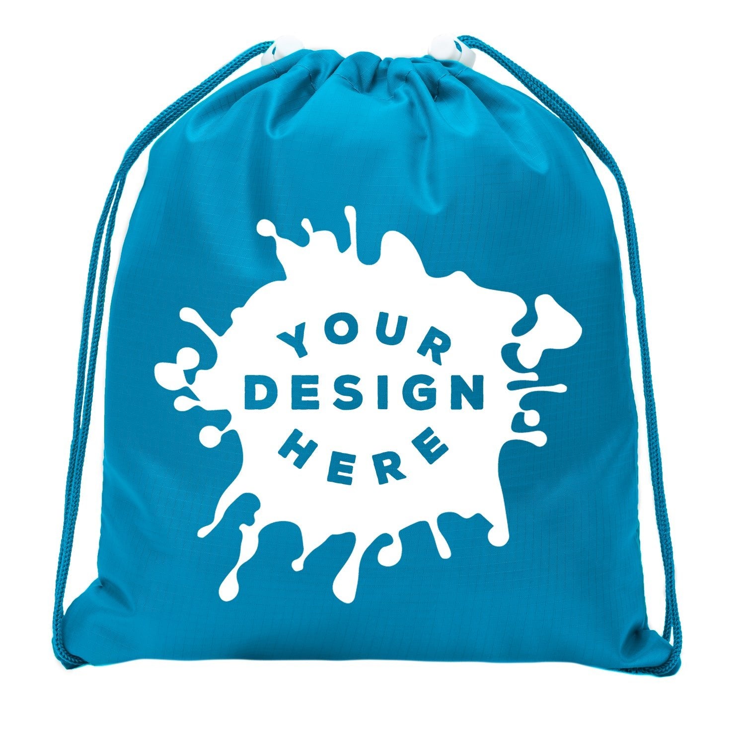 Custom Mini Polyester Drawstring Bag - Mato & Hash