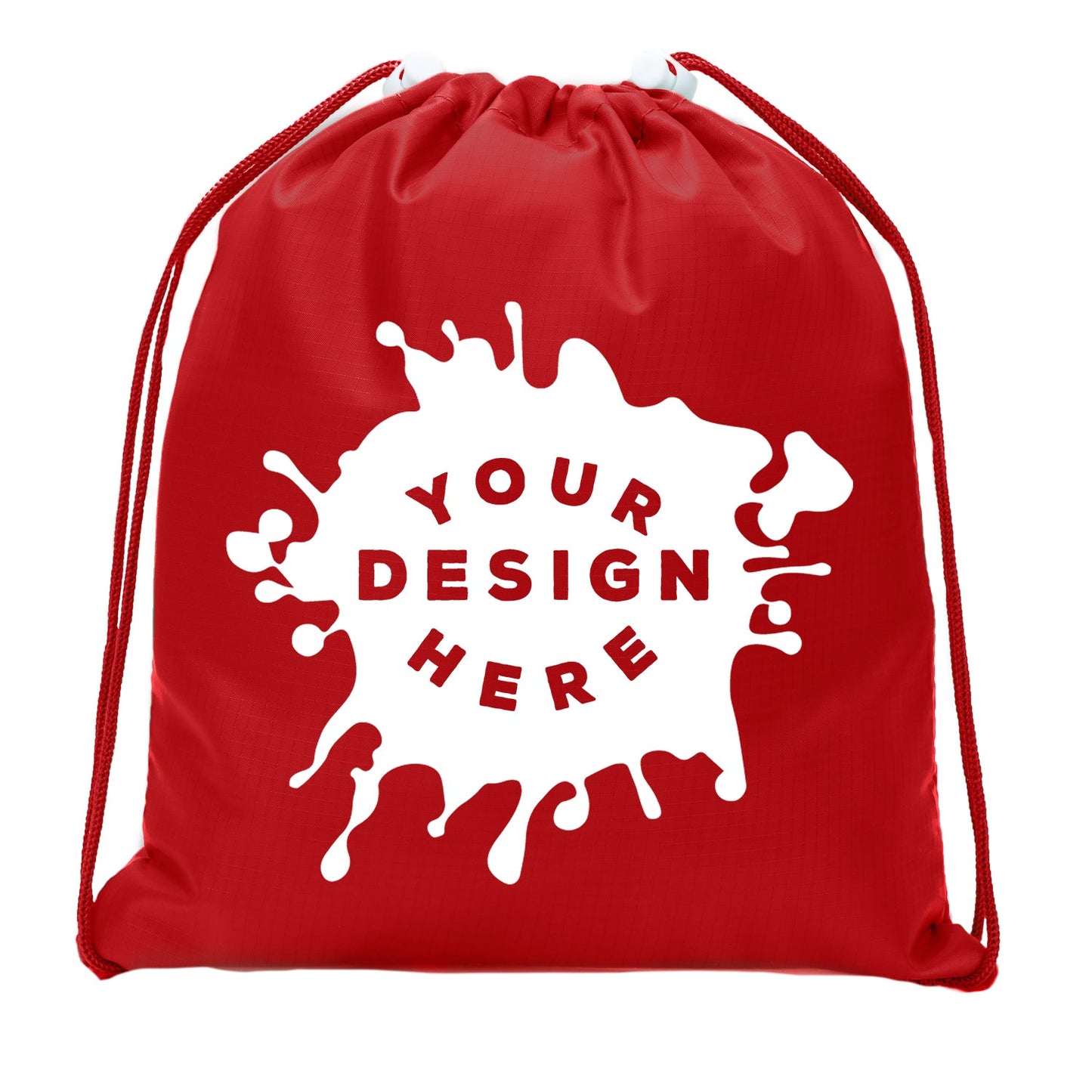 Custom Mini Polyester Drawstring Bag - Mato & Hash