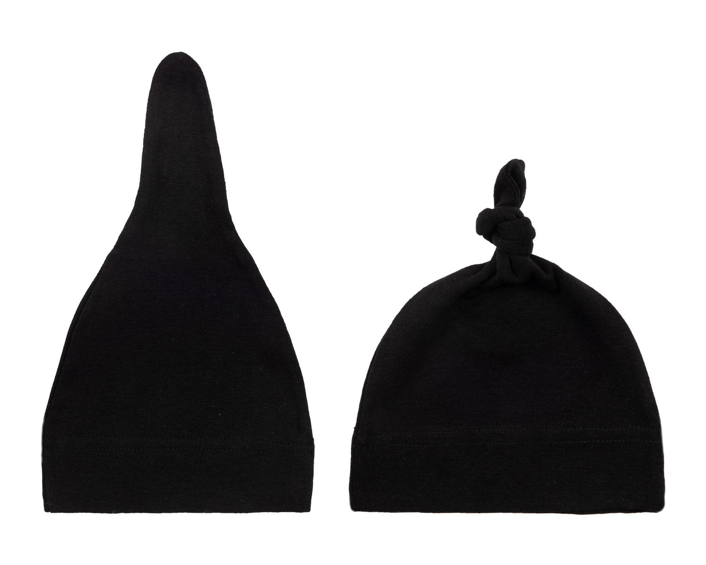 Custom Name (Text in Block) Baby Hat w/ Adjustable Top Knot - Mato & Hash