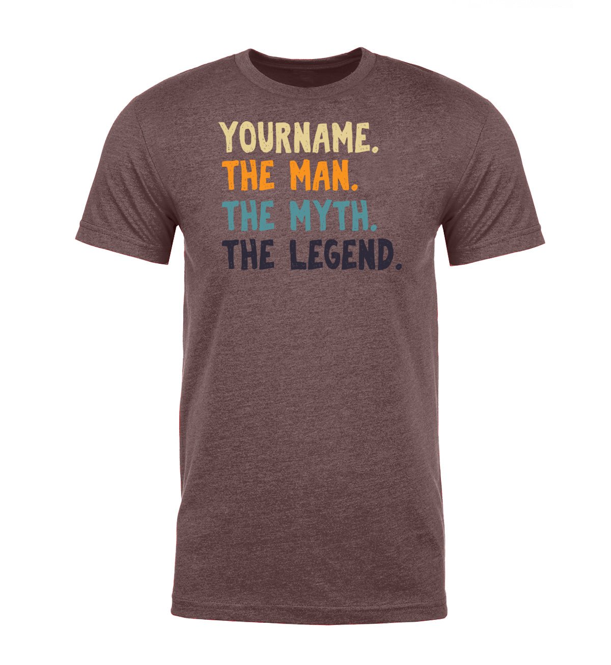 Custom Name. The Man. The Myth. The Legend. Unisex T Shirts - Mato & Hash