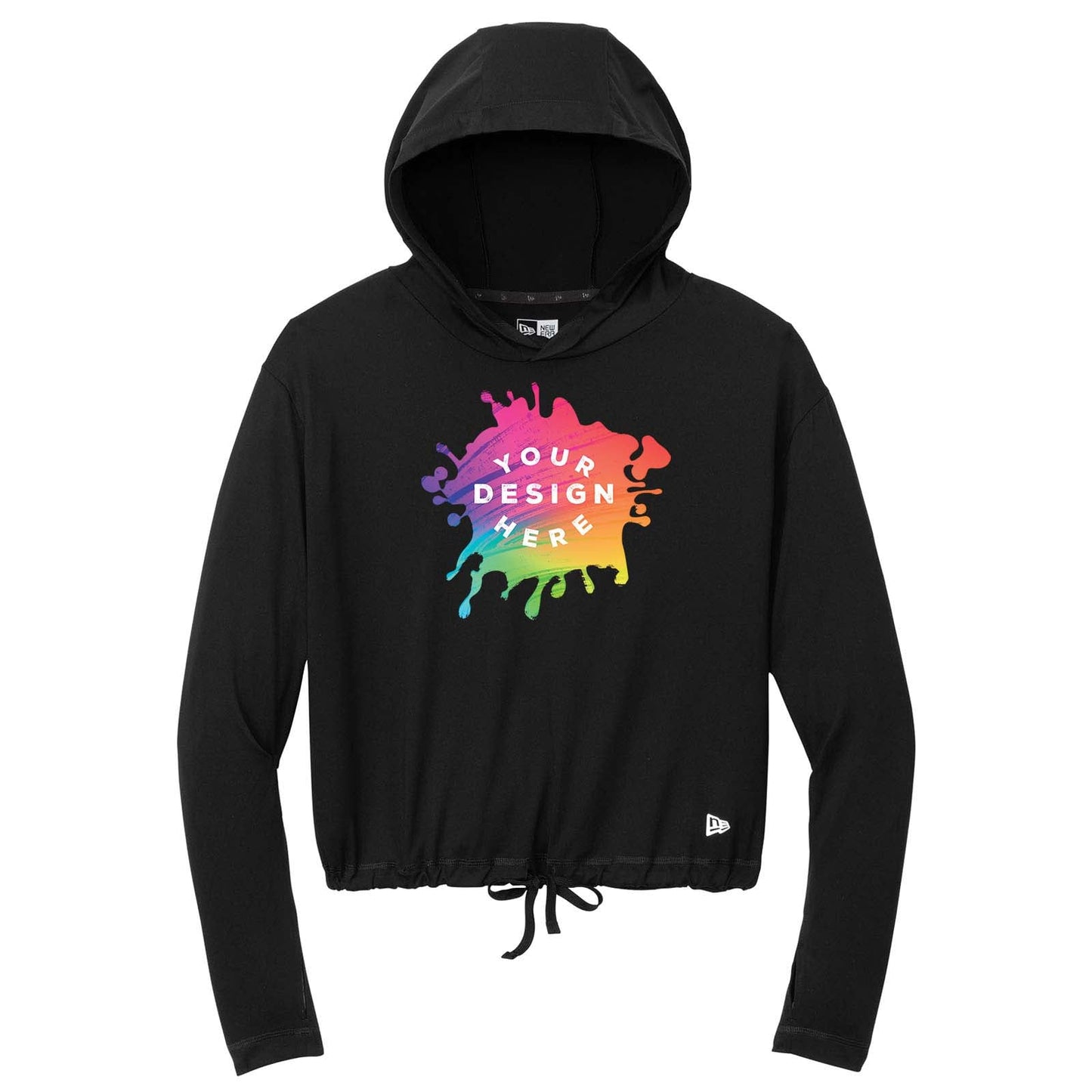 Custom New Era® Ladies Power Long Sleeve Hoodie - Mato & Hash