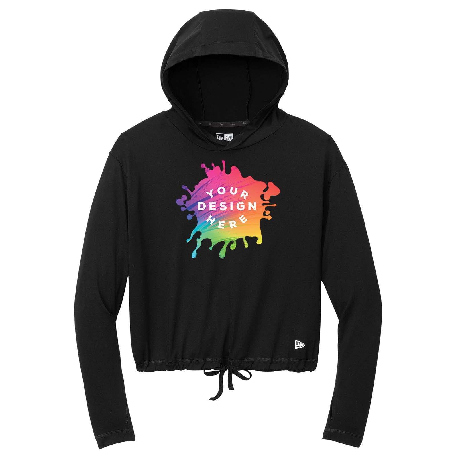 Custom New Era® Ladies Power Long Sleeve Hoodie - Mato & Hash