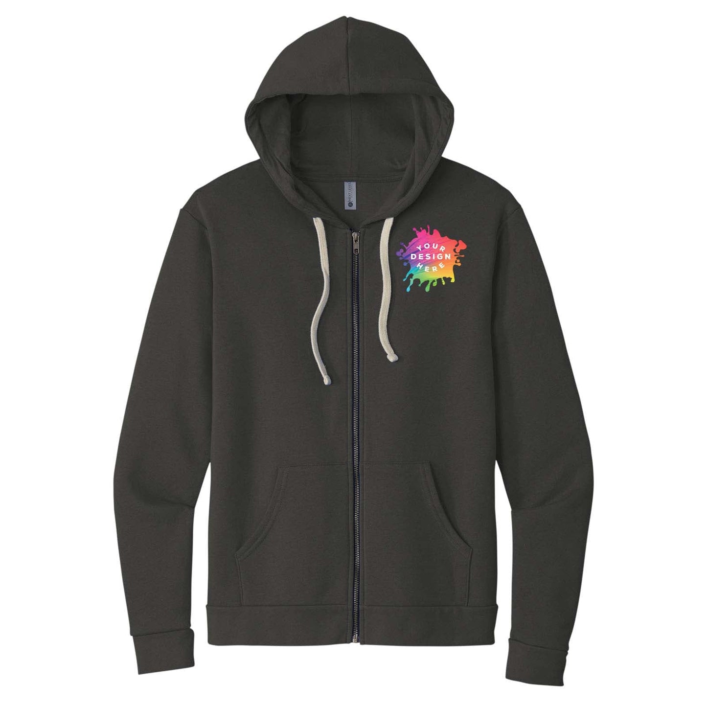 Custom Next Level Apparel® Unisex Santa Cruz Zip Hoodie - Mato & Hash