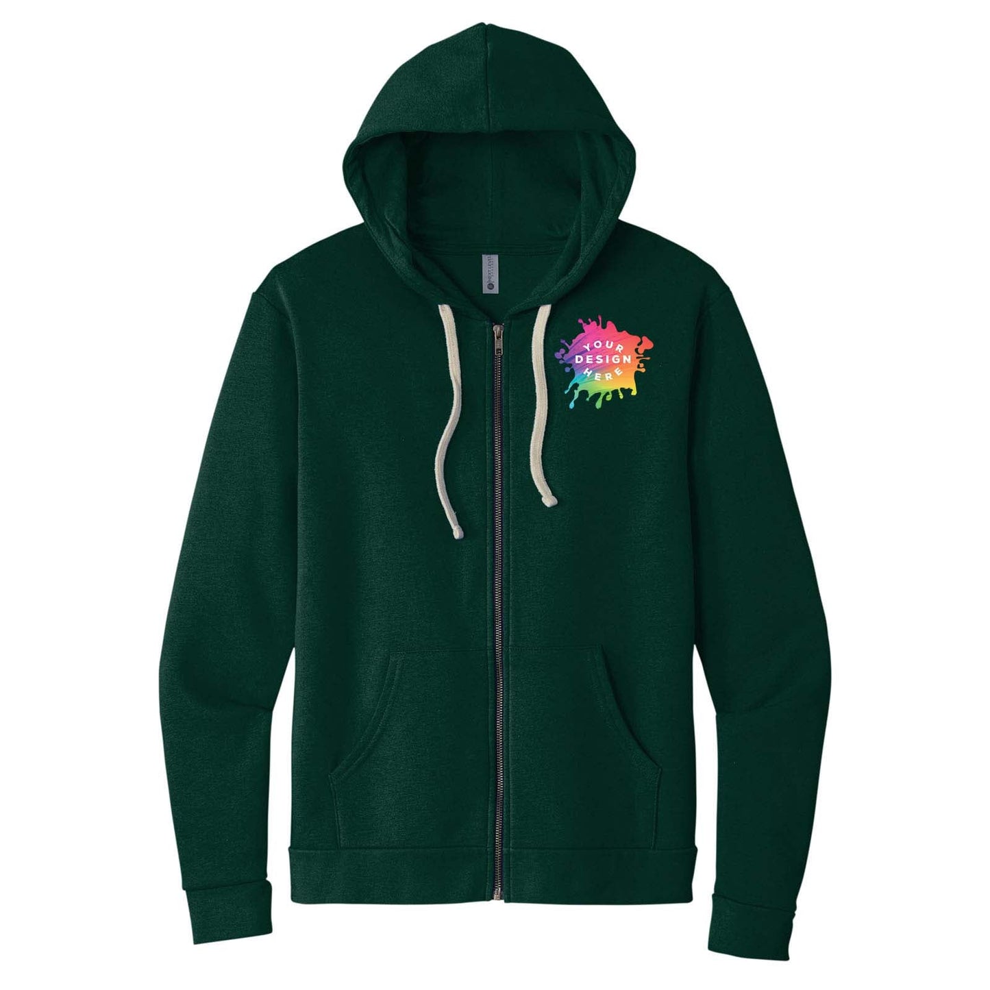 Custom Next Level Apparel® Unisex Santa Cruz Zip Hoodie - Mato & Hash