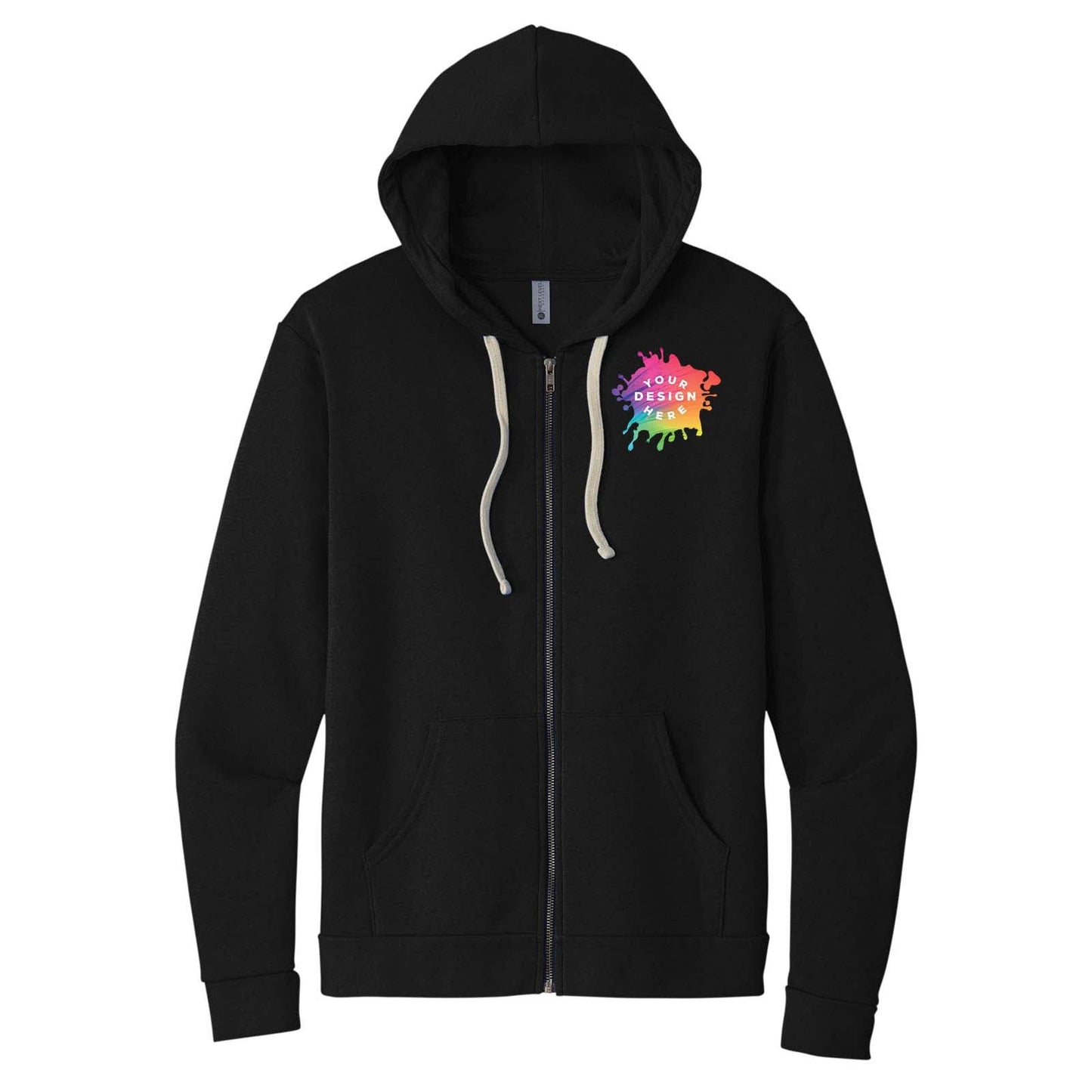 Custom Next Level Apparel® Unisex Santa Cruz Zip Hoodie - Mato & Hash