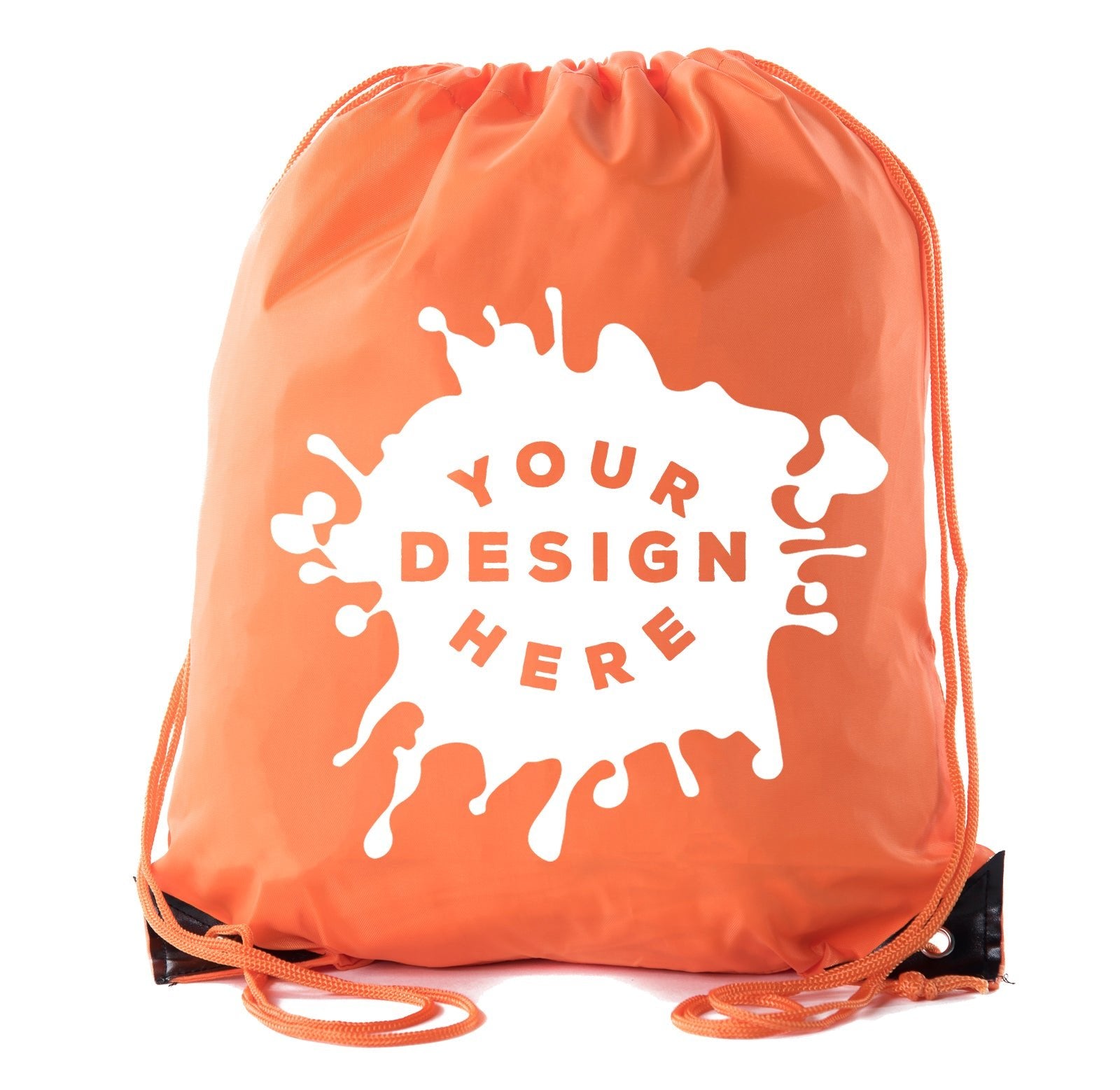 Mato & Hash Sacca Zaino Cinch Bag Basic - 39,4x34,3 Cm, Poliestere 210D Resistente All'Acqua, 10 Colori - 2