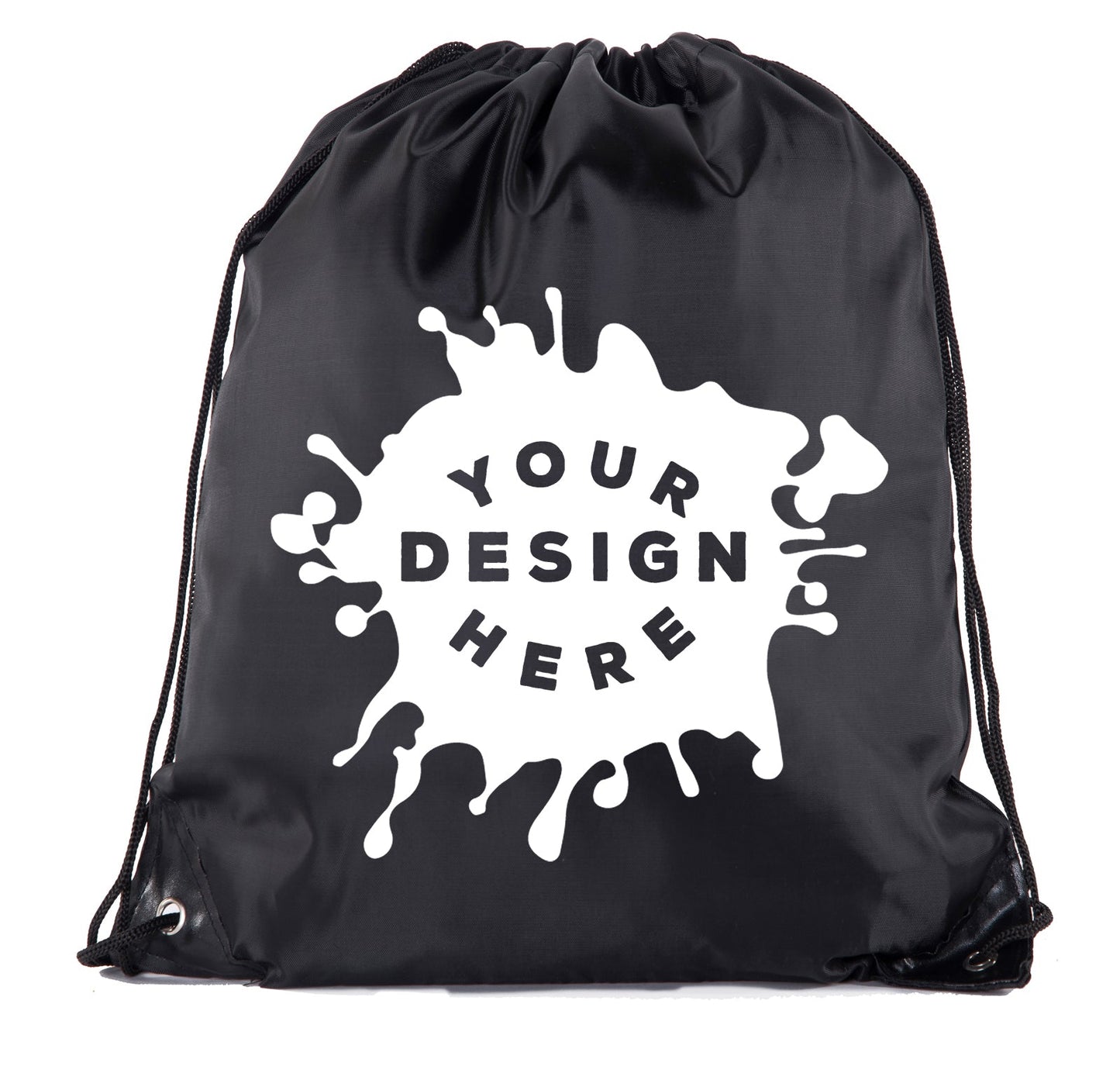 Custom Polyester Drawstring Bag - Bulk - For Businesses - Mato & Hash