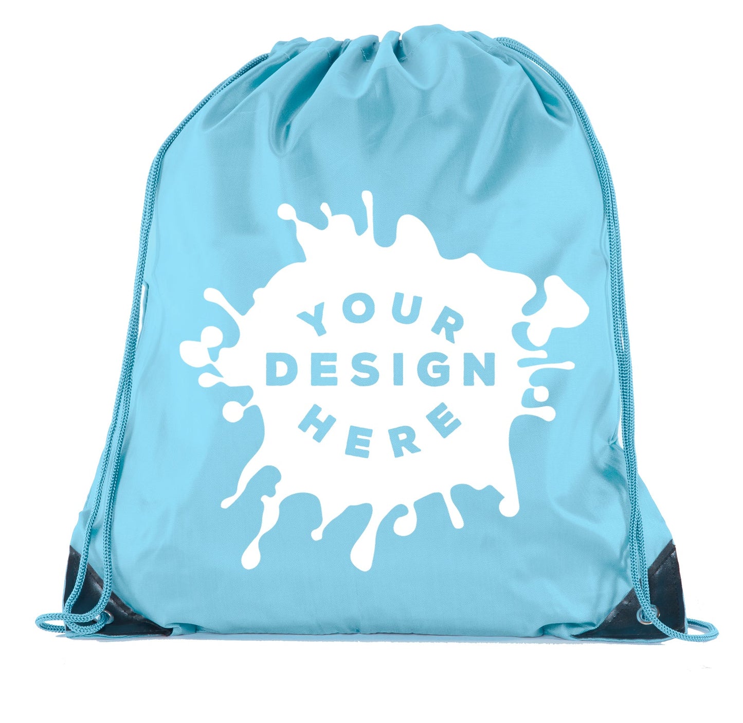 Custom Polyester Drawstring Bag - Bulk - For Businesses - Mato & Hash
