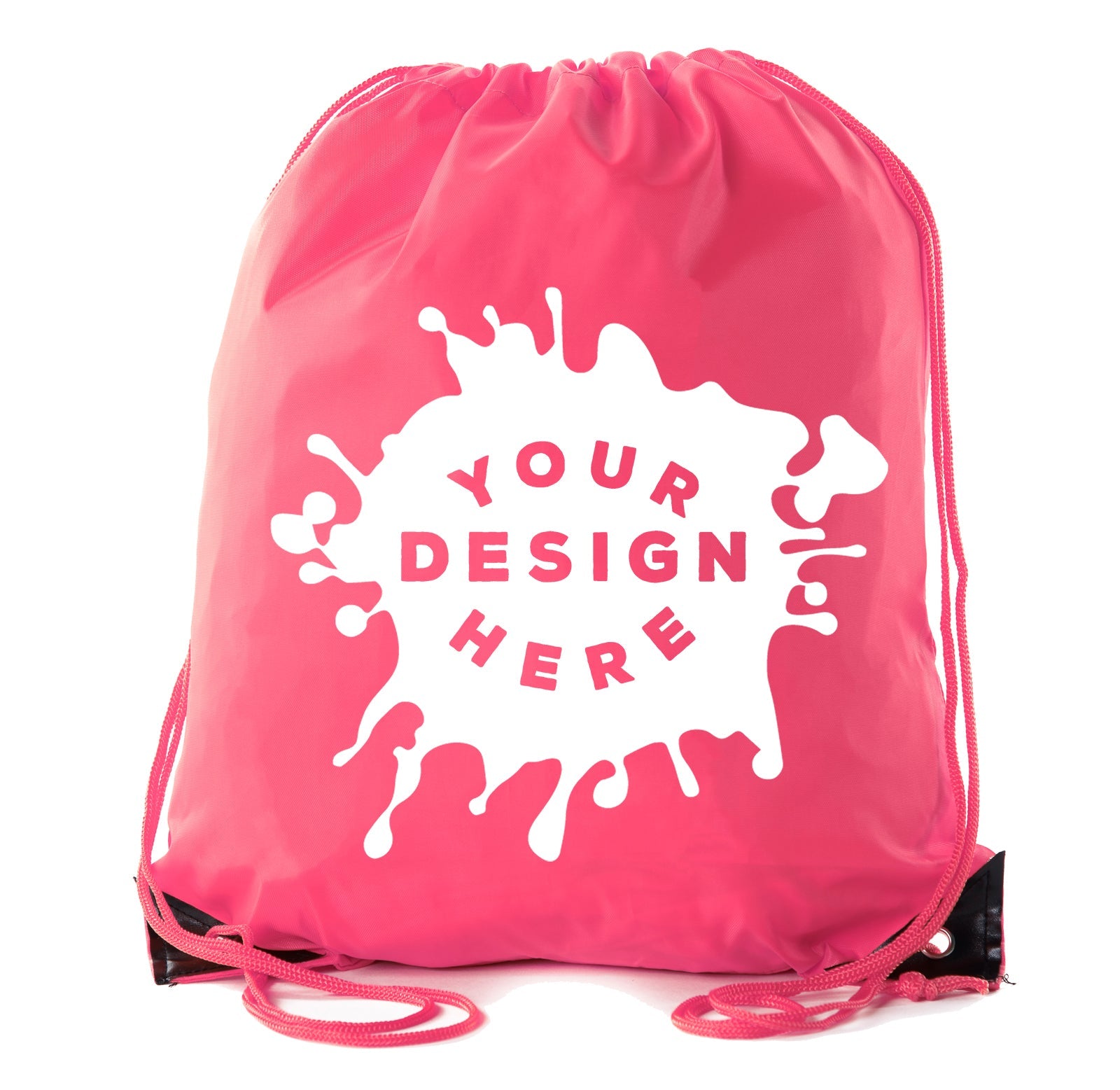 Custom Polyester Drawstring Bag - Bulk - For Businesses - Mato & Hash
