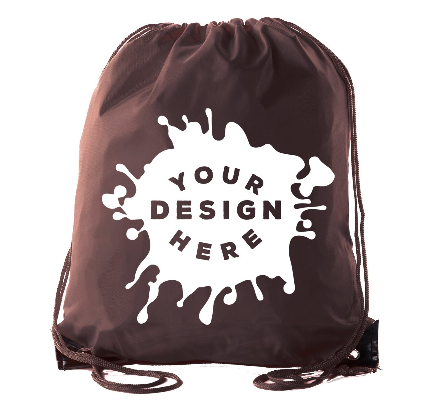 Custom Polyester Drawstring Bag - Bulk - For Businesses - Mato & Hash