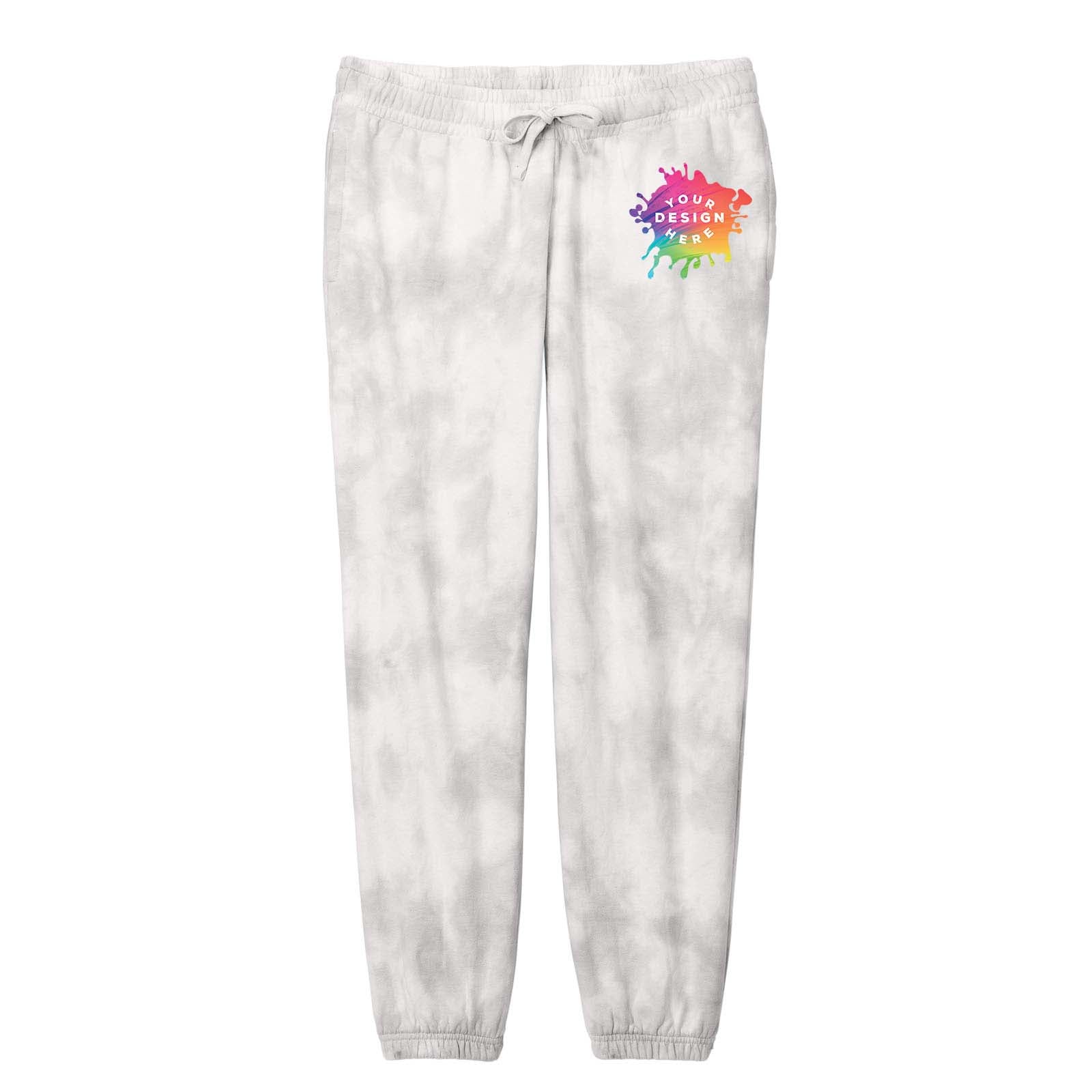 Custom Port & Company® Ladies Beach Wash® Cloud Tie-Dye Sweatpant - Mato & Hash