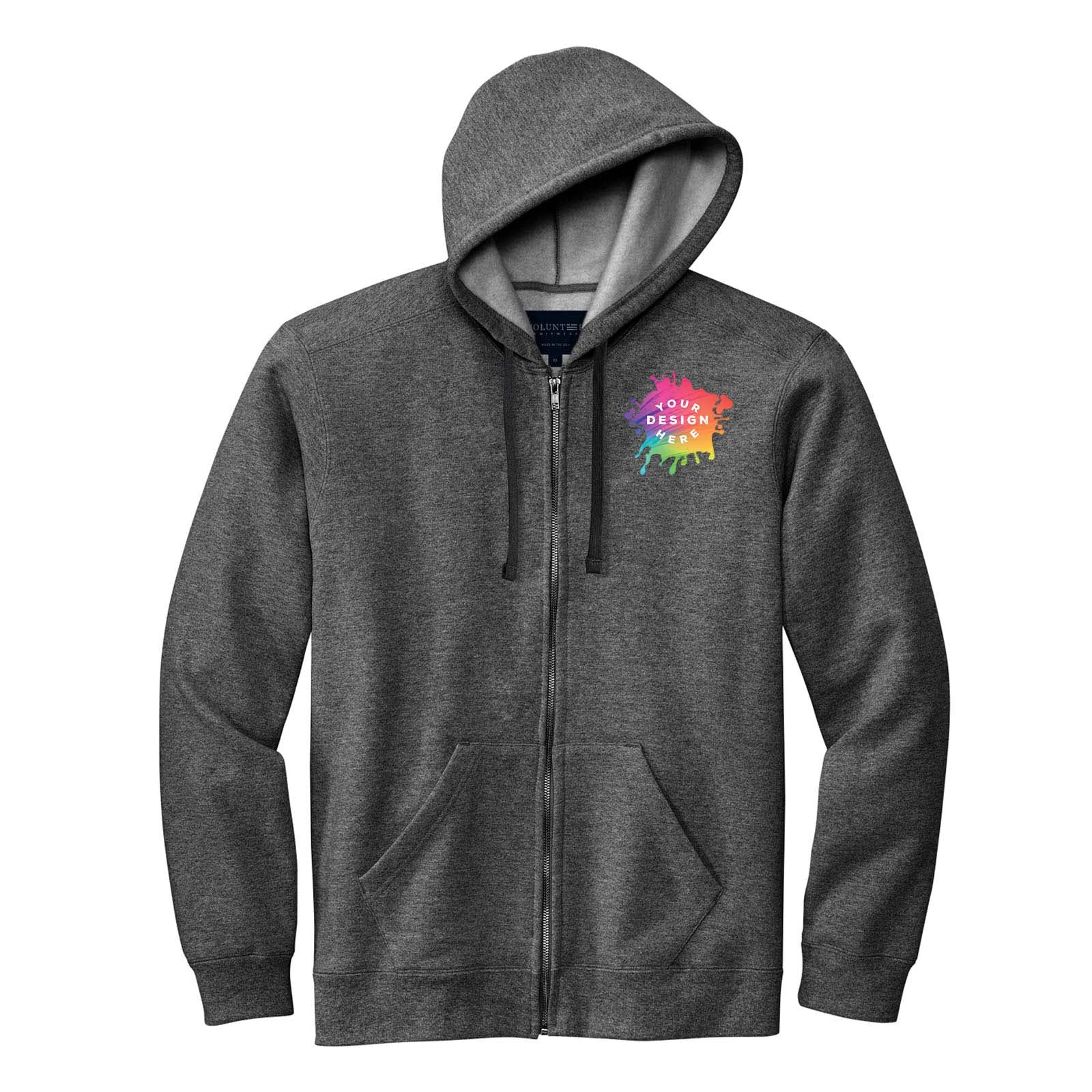 Custom Volunteer Knitwear™ Chore Fleece Full-Zip Hoodie - Mato & Hash