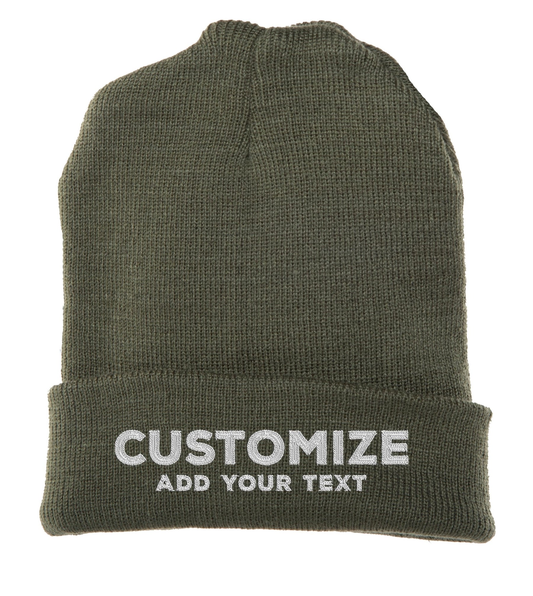 Customized Embroidered Wool Beanie - Mato & Hash