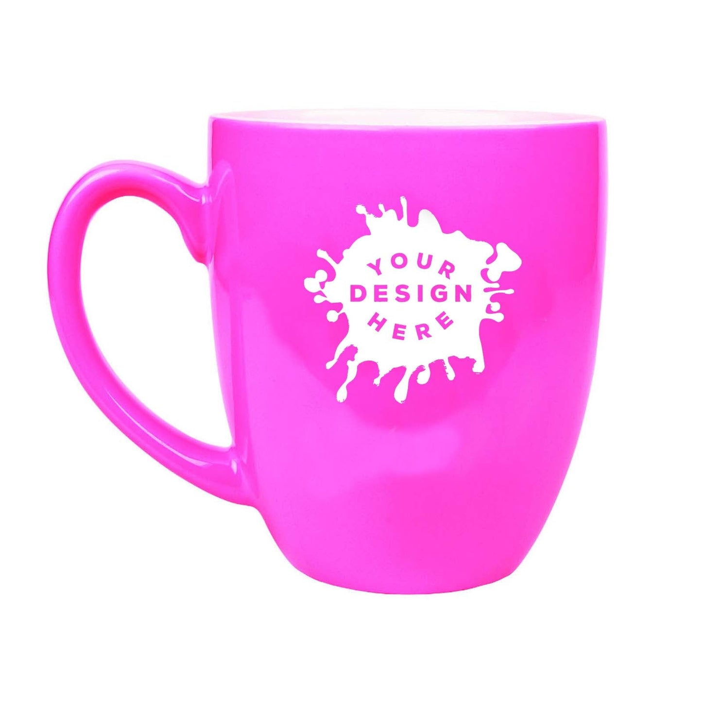 Customized-Lasered Ceramic Bistro Mug 16 oz. - Mato & Hash
