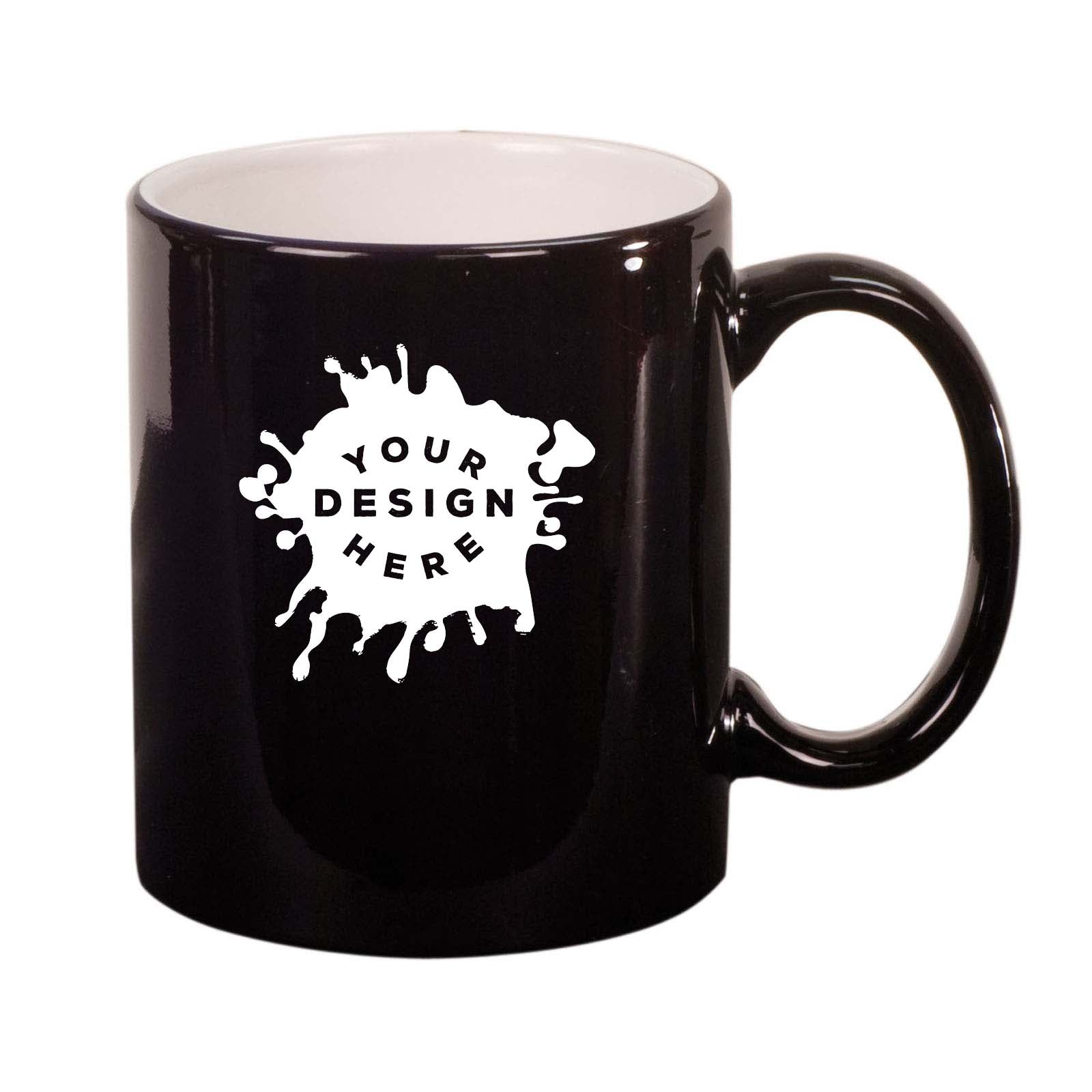 Customized-Lasered Ceramic Round Mug 11 oz. - Mato & Hash