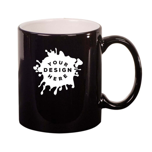 Customized-Lasered Ceramic Round Mug 11 oz. - Mato & Hash