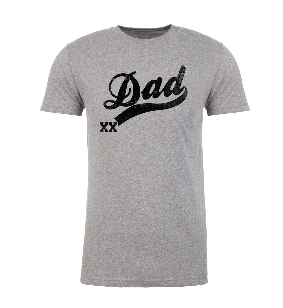 Dad + Classic Baseball Logo Text & Custom Number Unisex T Shirts - Mato & Hash