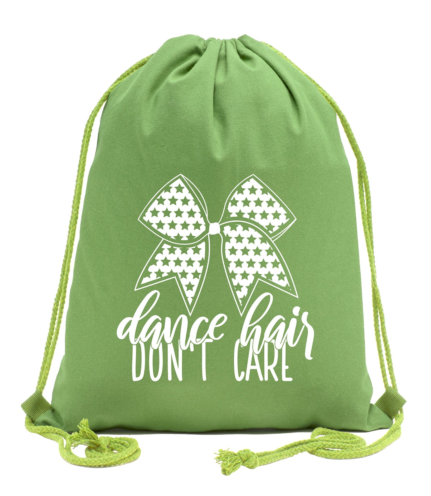 Dance Hair, Don't Care Cotton Drawstring Bag - Mato & Hash