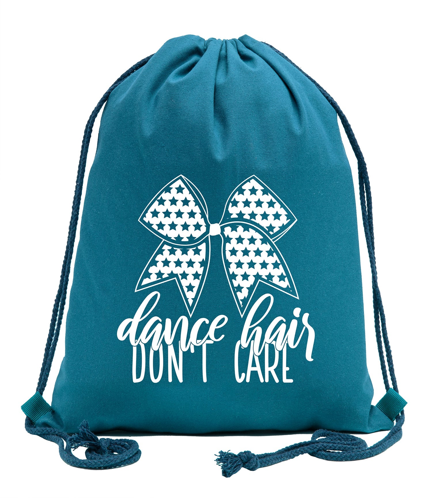 Dance Hair, Don't Care Cotton Drawstring Bag - Mato & Hash